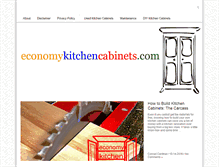 Tablet Screenshot of economykitchencabinets.com